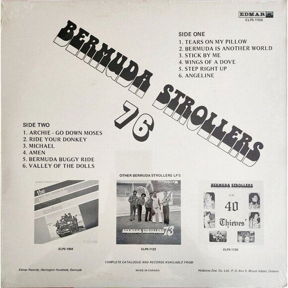 1976 Bermuda Strollers SEALED Northern Soul Ted Ming Vinyl Record 33 12" VRD10 - Picture 3 of 3